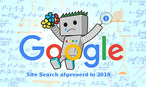 Google site search afgevoerd