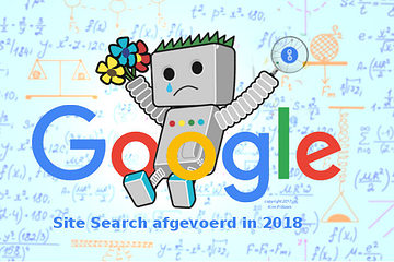 Google site search afgevoerd