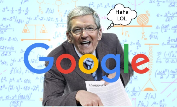 Apple krijgt mogelijk 3 miljard dollar per jaar van Google