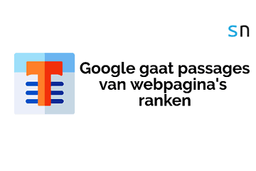 Google gaat passages van webpagina's ranken.